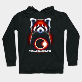 Sunlit Red Panda Eclipse: Fashionable Tee for Red Panda Lovers Hoodie